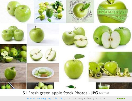 51 تصاویر استوک سیب سبز